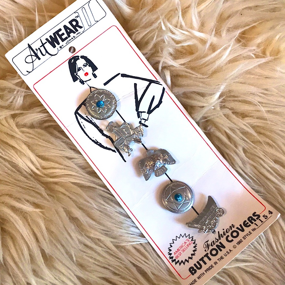 1990’s New Old Stock! Western Button Covers!
